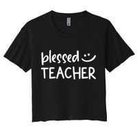 Blessed Teacher Crop Top