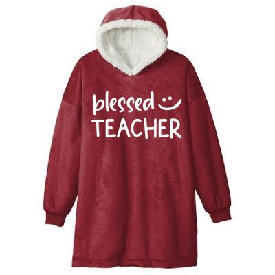 Blessed Teacher Hooded Wearable Blanket