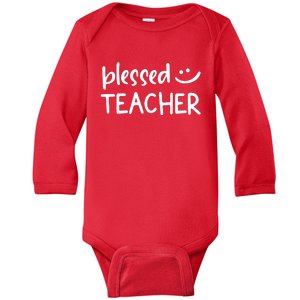 Blessed Teacher Baby Long Sleeve Bodysuit