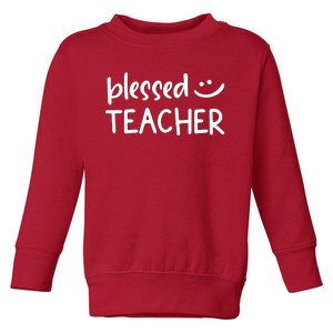 Blessed Teacher Toddler Sweatshirt