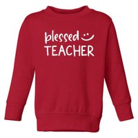 Blessed Teacher Toddler Sweatshirt