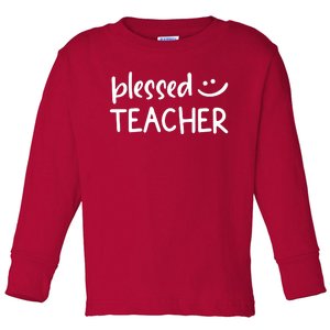 Blessed Teacher Toddler Long Sleeve Shirt