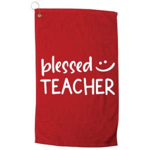 Blessed Teacher Platinum Collection Golf Towel