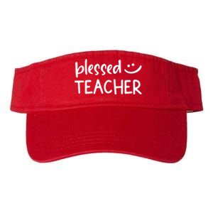 Blessed Teacher Valucap Bio-Washed Visor