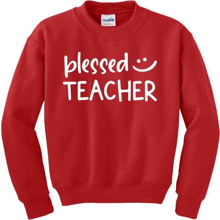 Blessed Teacher Kids Sweatshirt