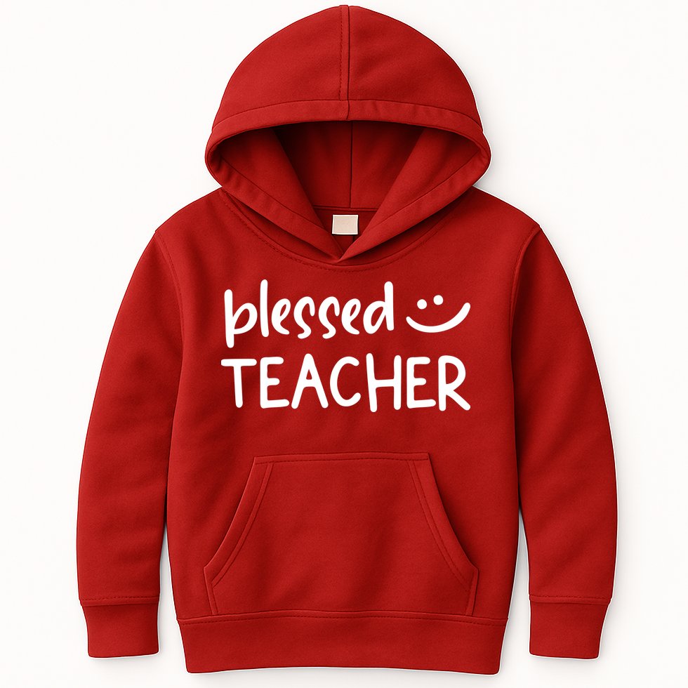Blessed Teacher Kids Hoodie