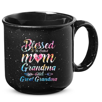 Blessed To Be Called Mom Grandma Great Grandma MotherS Day 15oz Campfire Ceramic Mug