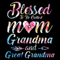 Blessed To Be Called Mom Grandma Great Grandma MotherS Day 16 in Basic Backpack