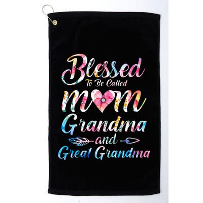 Blessed To Be Called Mom Grandma Great Grandma MotherS Day Golf Towel
