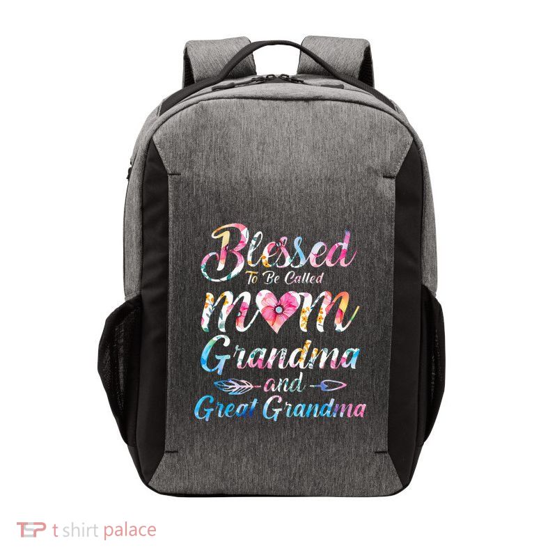 Blessed To Be Called Mom Grandma Great Grandma MotherS Day Vector Backpack