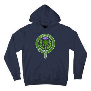 Belted Thistle Badge Of Scotland Tall Hoodie