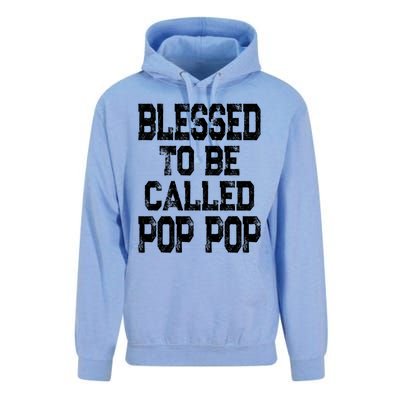 Blessed To Be Called Pop Pop Grandpa Gift Meaningful Gift Unisex Surf Hoodie