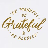 Be Thankful Be Grateful And Be Blessed Garment-Dyed Sweatshirt