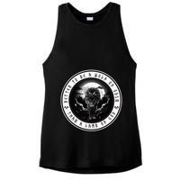Better To Be A Wolf Of Odin Than A L.A.M.B Of God Ladies PosiCharge Tri-Blend Wicking Tank