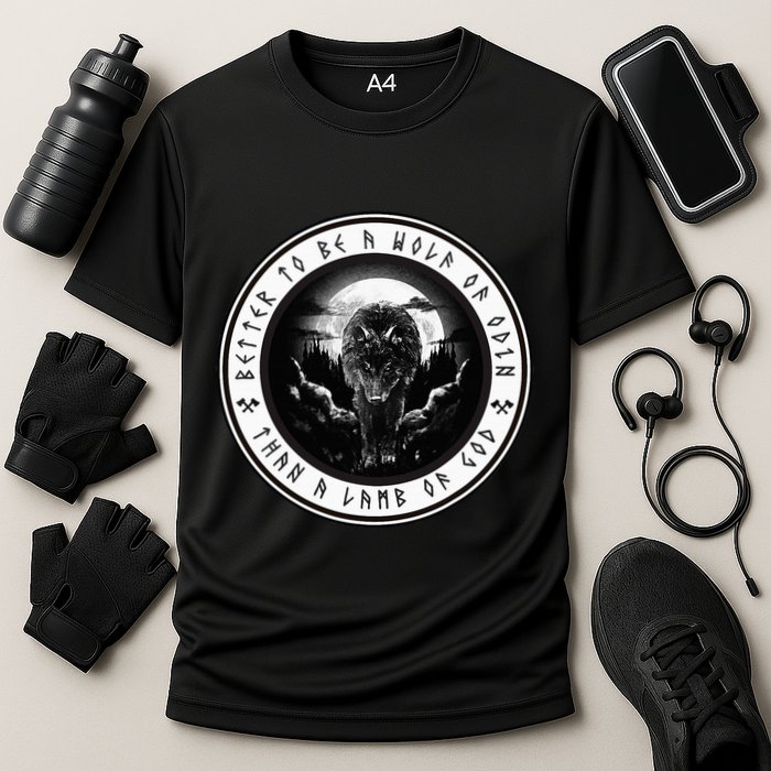 Better To Be A Wolf Of Odin Than A L.A.M.B Of God Performance Shirt