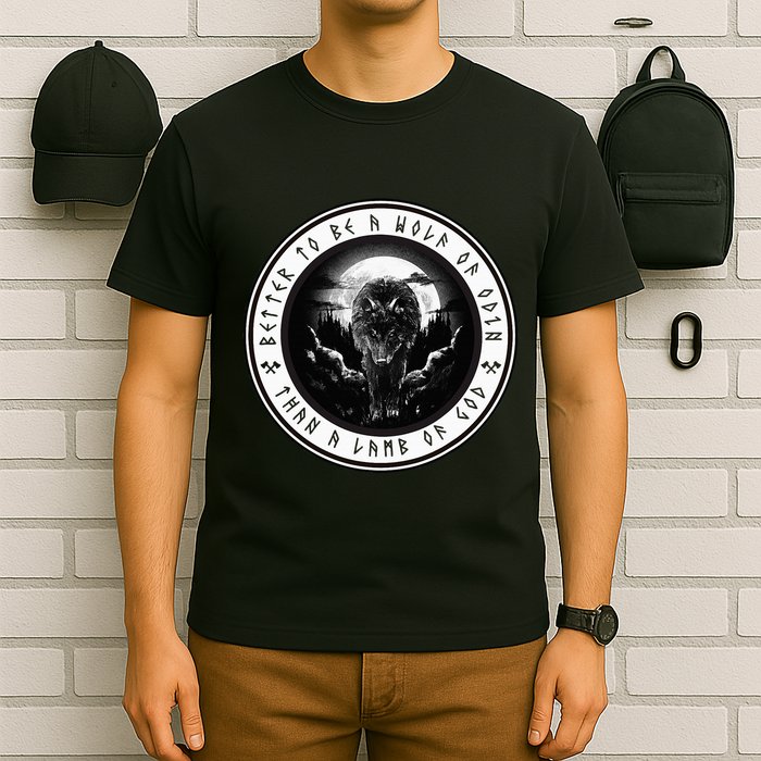 Better To Be A Wolf Of Odin Than A L.A.M.B Of God T-Shirt