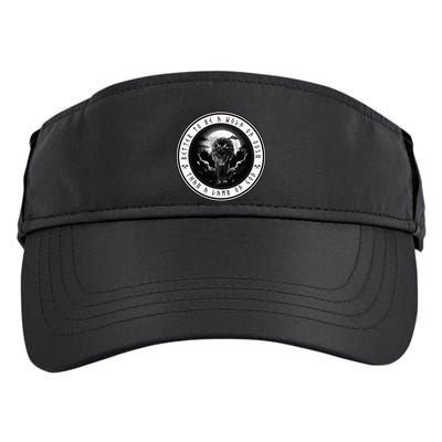 Better To Be A Wolf Of Odin Than A L.A.M.B Of God Adult Drive Performance Visor