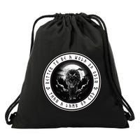 Better To Be A Wolf Of Odin Than A L.A.M.B Of God Drawstring Bag
