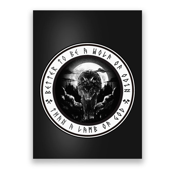 Better To Be A Wolf Of Odin Than A L.A.M.B Of God Poster