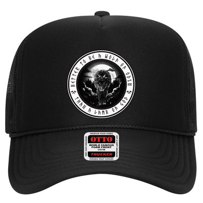 Better To Be A Wolf Of Odin Than A L.A.M.B Of God Trucker Hat