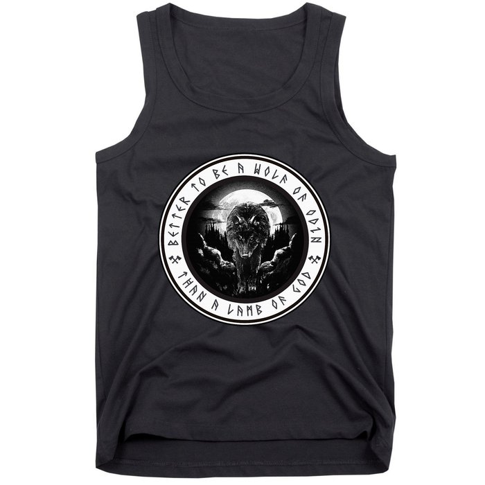 Better To Be A Wolf Of Odin Than A L.A.M.B Of God Tank Top