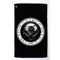 Better To Be A Wolf Of Odin Than A L.A.M.B Of God Golf Towel