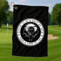 Better To Be A Wolf Of Odin Than A L.A.M.B Of God Golf Towel