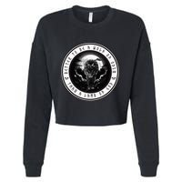 Better To Be A Wolf Of Odin Than A L.A.M.B Of God Cropped Pullover Crew