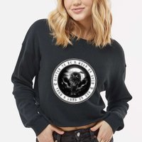 Better To Be A Wolf Of Odin Than A L.A.M.B Of God Cropped Pullover Crew