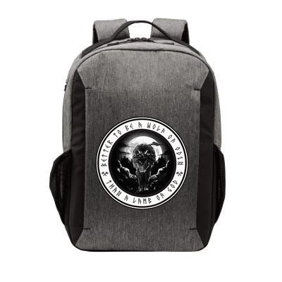 Better To Be A Wolf Of Odin Than A L.A.M.B Of God Vector Backpack