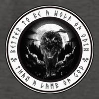 Better To Be A Wolf Of Odin Than A L.A.M.B Of God Vector Backpack