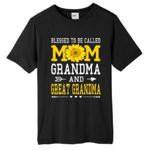 Blessed To Be Called Mom Grandma Great Grandma MotherS Day Tall Fusion ChromaSoft Performance T-Shirt