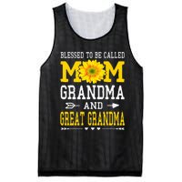 Blessed To Be Called Mom Grandma Great Grandma MotherS Day Mesh Reversible Basketball Jersey Tank