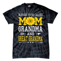 Blessed To Be Called Mom Grandma Great Grandma MotherS Day Tie-Dye T-Shirt