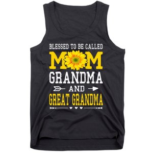 Blessed To Be Called Mom Grandma Great Grandma MotherS Day Tank Top