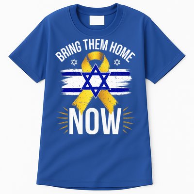 Bring Them Back Home Now Israel Flag Yellow Ribbon Tall T-Shirt