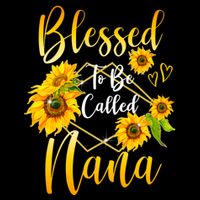 Blessed To Be Called Nana Sunflower MotherS Day Drawstring Bag