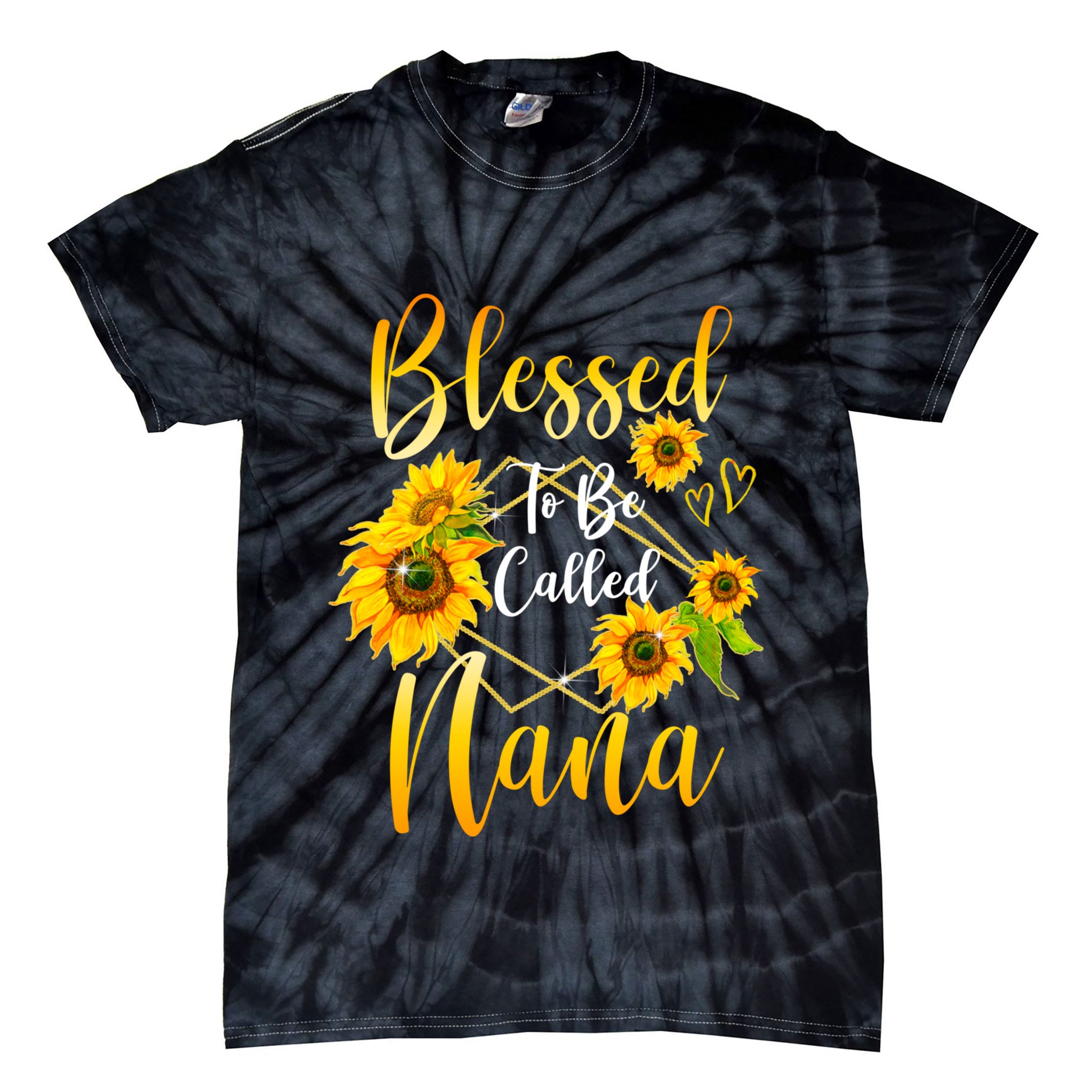 Blessed To Be Called Nana Sunflower MotherS Day Tie-Dye T-Shirt