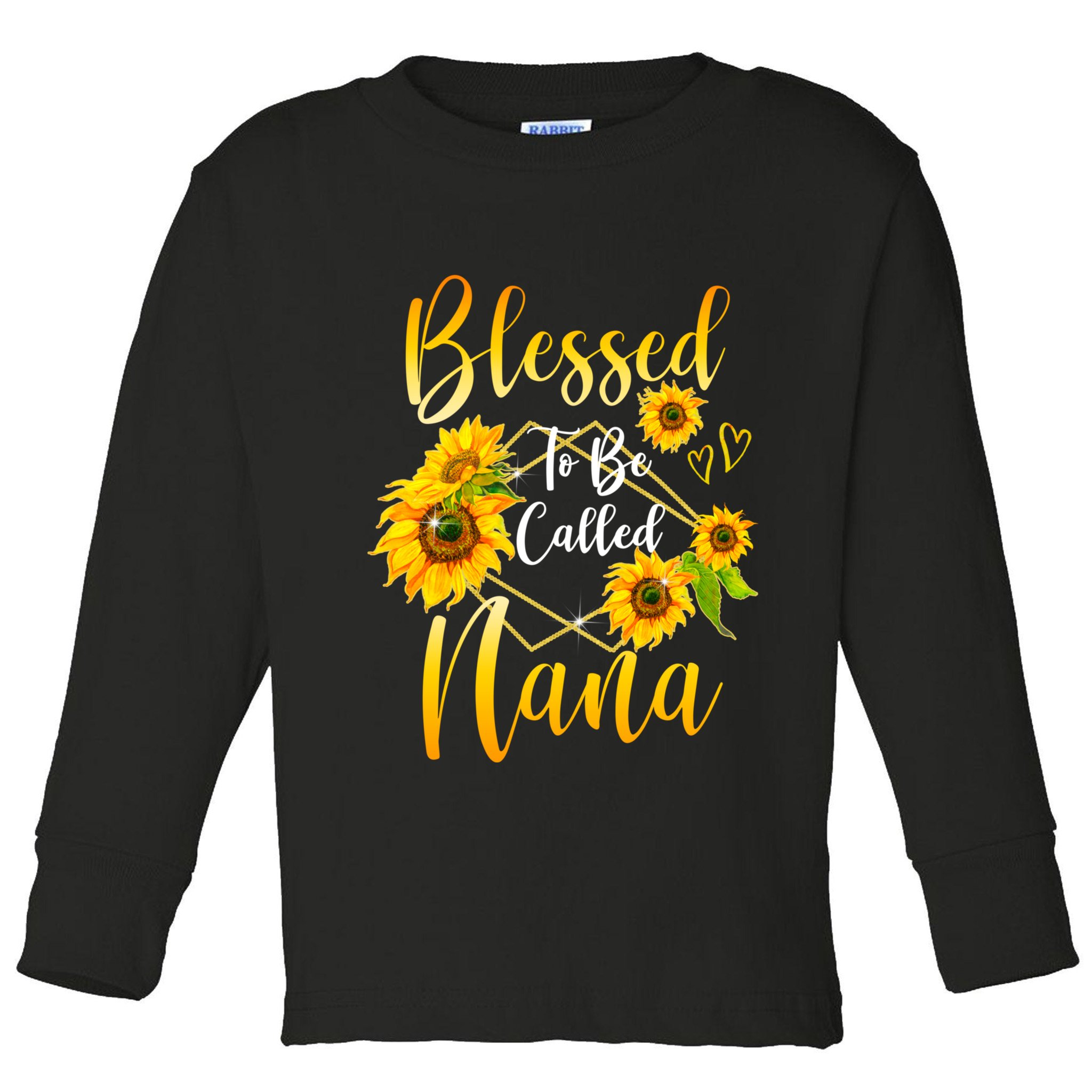 Blessed To Be Called Nana Sunflower MotherS Day Toddler Long Sleeve Shirt