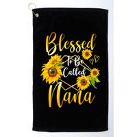 Blessed To Be Called Nana Sunflower MotherS Day Golf Towel
