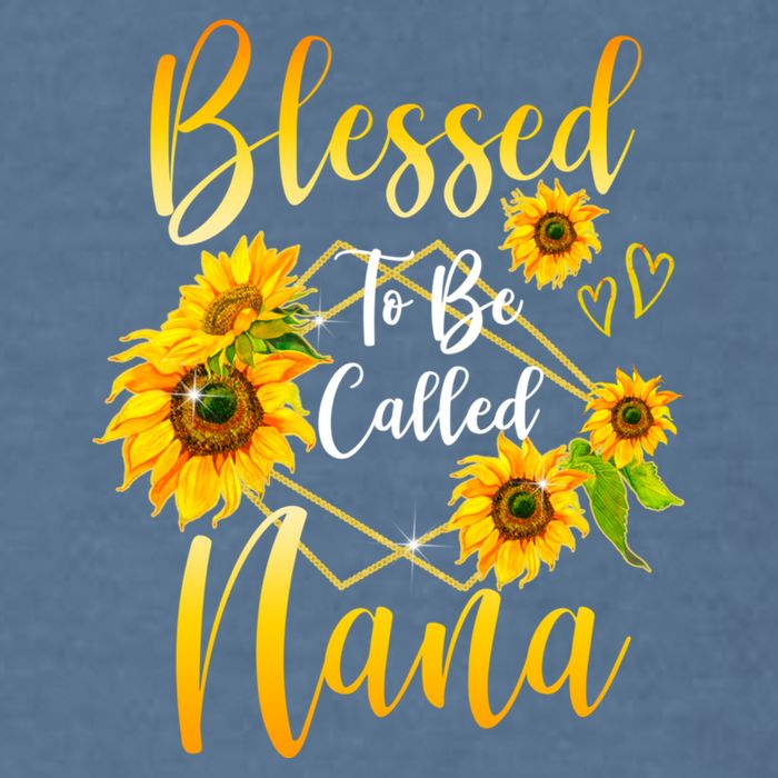 Blessed To Be Called Nana Sunflower MotherS Day Garment-Dyed Sweatshirt