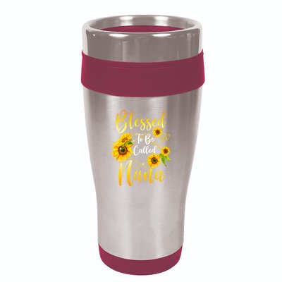 Blessed To Be Called Nana Sunflower MotherS Day 16oz Travel Tumbler