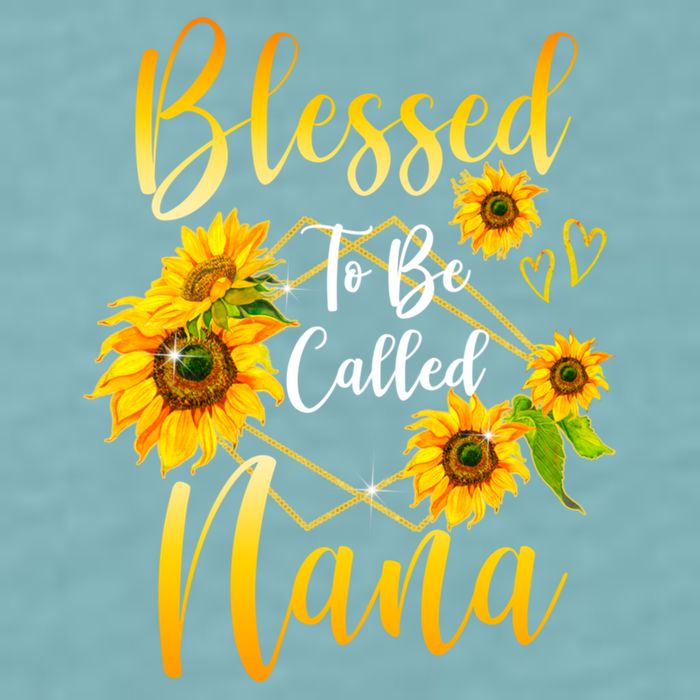 Blessed To Be Called Nana Sunflower MotherS Day Sueded Cloud Jersey T-Shirt