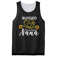 Blessed To Be Called Nana Sunflower Best Grandma Gift MotherS Day Mesh Reversible Basketball Jersey Tank