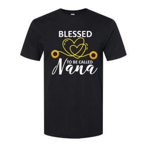 Blessed To Be Called Nana Sunflower Best Grandma Gift MotherS Day Softstyle CVC T-Shirt