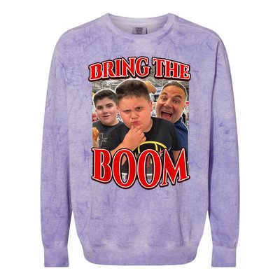 Bring The Boom Rizzler Funny Joke Gifts Colorblast Crewneck Sweatshirt