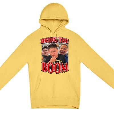 Bring The Boom Rizzler Funny Joke Gifts Premium Pullover Hoodie