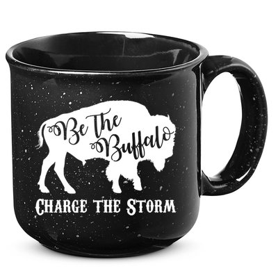 Be The Buffalo Charge The Storm 15oz Campfire Ceramic Mug