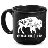 Be The Buffalo Charge The Storm 15oz Campfire Ceramic Mug