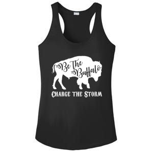 Be The Buffalo Charge The Storm Ladies PosiCharge Competitor Racerback Tank